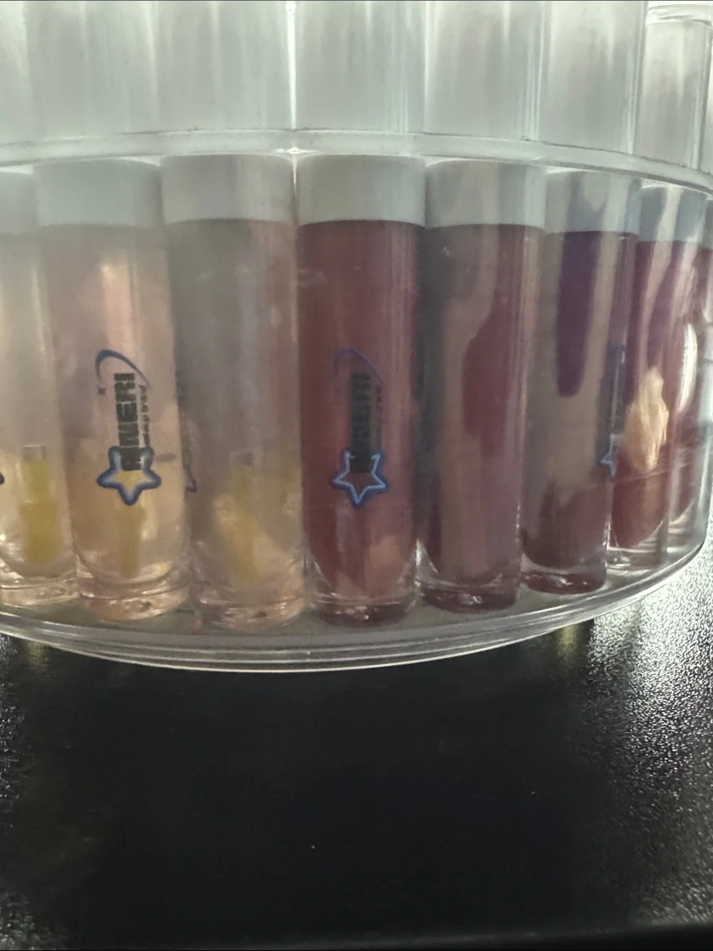 Bulk Red Lip Balm Tubes with Clear Caps - Moisturizing Gloss